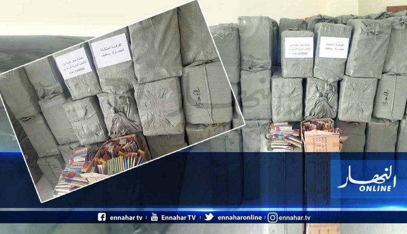 سطيف.. حجز 144 ألف وحدة من الألعاب النارية