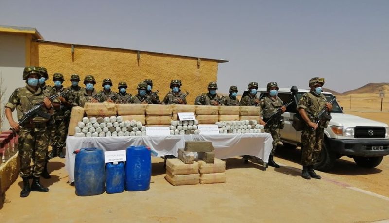 حصيلة الجيش في مكافحة الإرهاب ومحاربة الجريمة من 5 الى 11 أوت الجاري