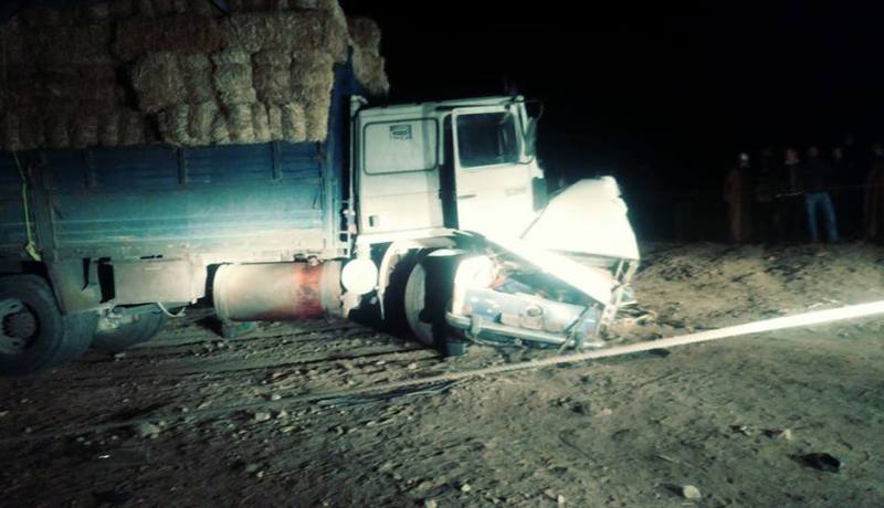 4 قتلى في اصطدام شاحنة بسيارة في الجلفة
