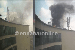 حريق مهول بمطعم تركي بمركز تجاري بباب الزوار بالعاصمة