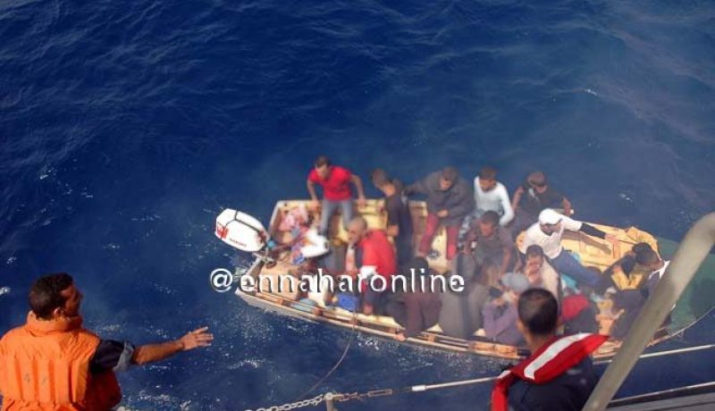 إحباط محاولة “حرڤة” لـ 8 أشخاص بالقالة
