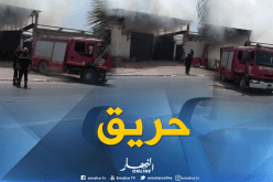 بالصور ..حريق بمصنع الحفاظات بتيبازة
