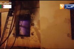 بالفيديو.. حريق في شقتين بحي 122 مسكن في الأغواط