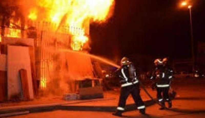 حريق في منزل من 3 طوابق بقالمة