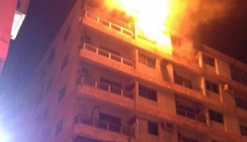 نشوب حريق بشقة مهجورة بالجزائر العاصمة