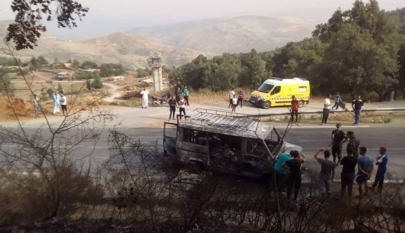 بالصور.. إحتراق سيارة يتسبب في حريق بغابة في جميلة بجيجل