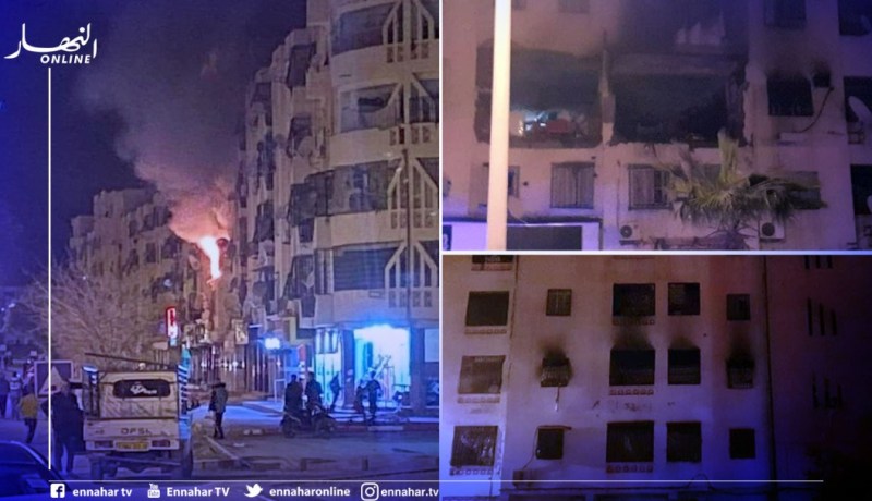 حريق يلتهم منزلا في حي 144 مسكن في المسيلة