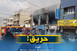 بالفيديو : حريق في محل أثاث بالمدنية في العاصمة