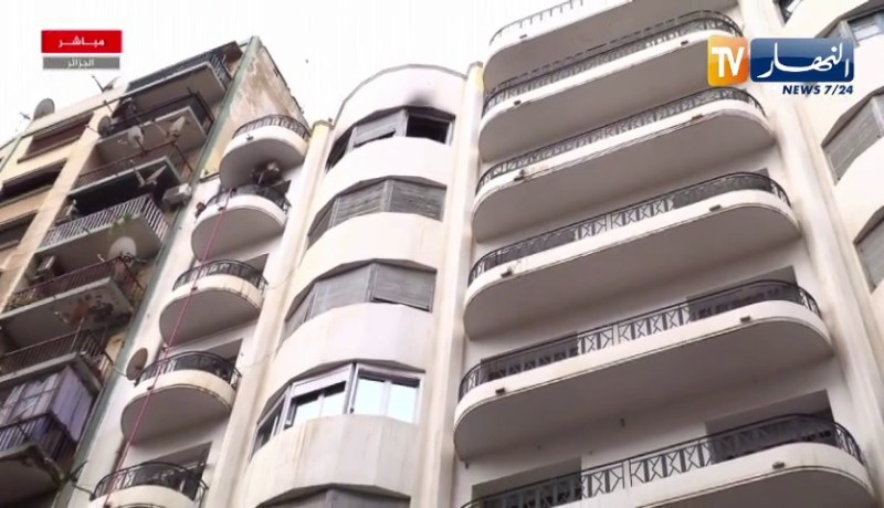 حريق يأتي على شقة بتليملي بالجزائر العاصمة