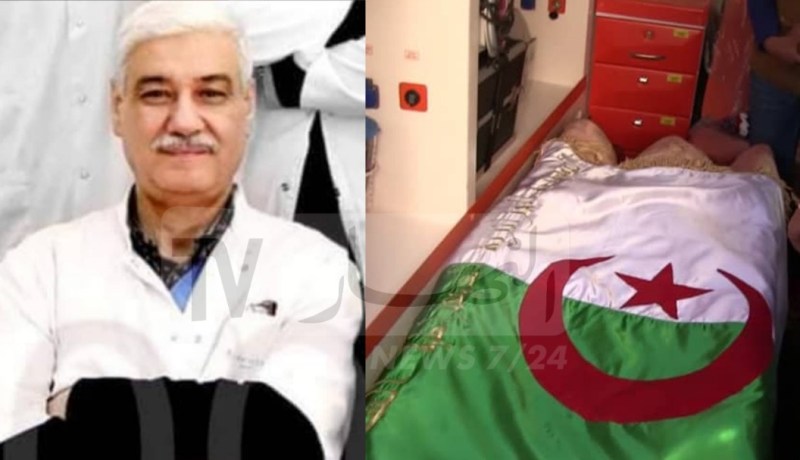 مستشفى وهران الجامعي يودّع شهيد الواجب الدكتور “حدوش حسين”