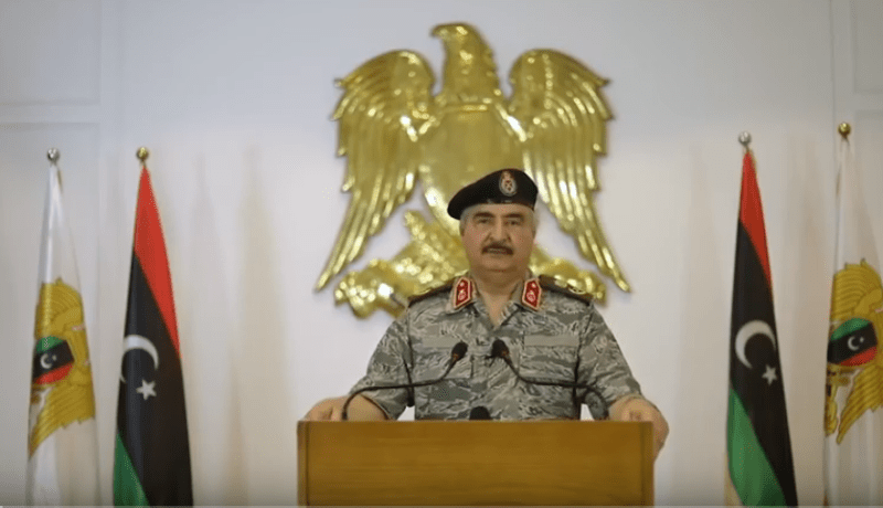 خليفة حفتر يعلن الجهاد لصد أي تدخل عسكري تركي في ليبيا