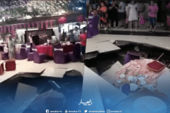 بالفيديو..حفرة تبتلع المدعوين في حفل زفاف