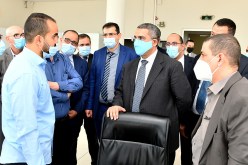 حكار يزور مشاريع صناعية تابعة للمديرية الجهوية لحاسي مسعود وحوض الحمراء