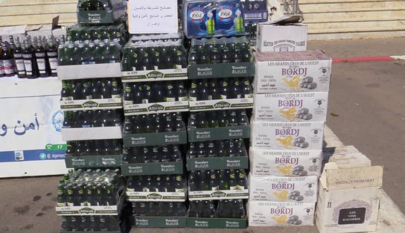 حجز ما يقارب 7300 قارورة من المشروبات الكحولية بقسنطينة