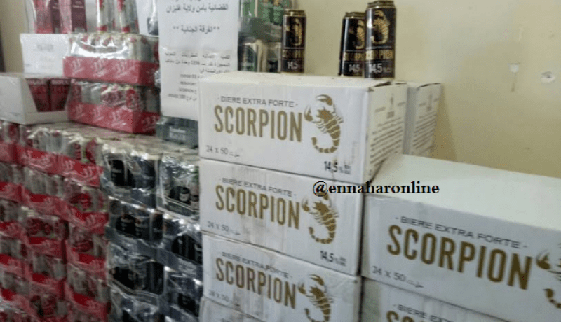 حجز 1300 قارورة خمر بغليزان