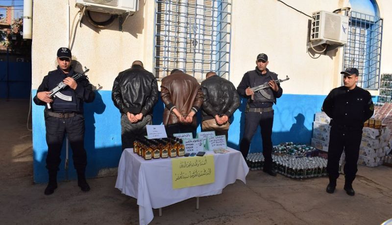 توقيف 3 أشخاص وحجز ما يفوق 6 آلاف وحدة خمر في خميس مليانة