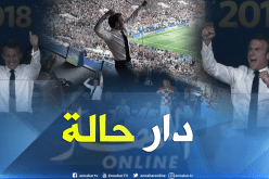 بالصور.. هكذا تفاعل ماكرون مع أهداف فرنسا في نهائي المونديال