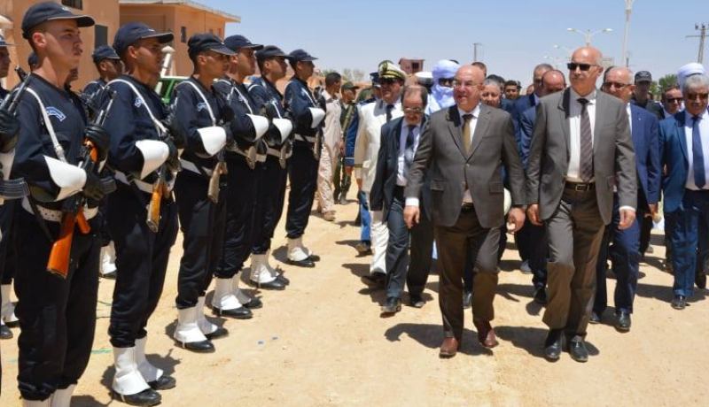 بالصور.. بوهدبة ودحمون يُدشنان “قاعدة حياة” الخاصة بقوات شرطة الحدود بالدبداب