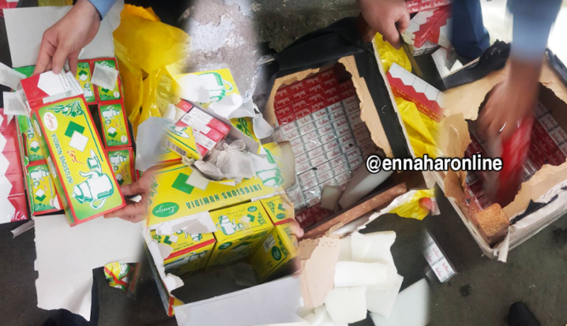 حجز أكثر من 100 خرطوشة كانت مموهة داخل علب الزعتر والأرائك بالعاصمة