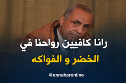 محمد عليوي: لدينا إكتفاء ذاتي ولا نحتاج لإستيراد الخضر والفواكه
