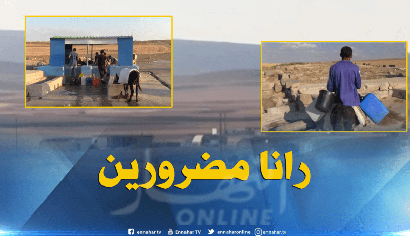 الحمير لجلب المياه الشروب بمشتة أولاد علي بأم البواقي