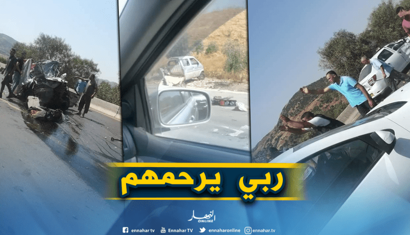 البويرة..6 ضحايا في حادث مرور ثانٍ ببلدية الجباحية