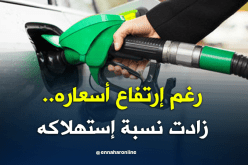 ارتفاع إستهلاك البنزين العادي وبدون رصاص رغم الزيادة في أسعار