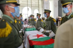 بالصور.. نقل رفات الشهداء إلى قصر الثقافة مفدي زكريا