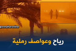 رياح قوية وزوابع رملية تضرب الولايات الجنوبية