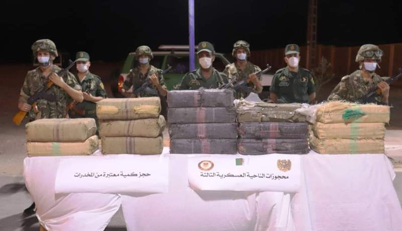 حجز أزيد من 8 قناطير “زطلة” في الحدود مع المغرب