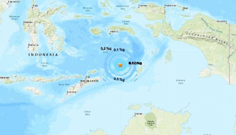 زلزال بقوة 6 درجات يضرب شرق إندونيسيا