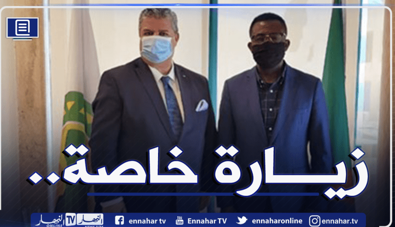 رئيس الفاف يقوم بزيارة عمل لمقر الكاف بالقاهرة