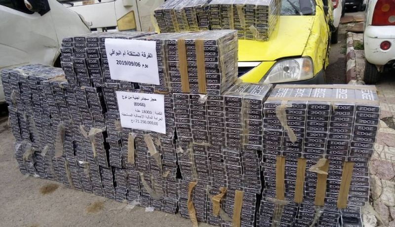 جمارك أم البواقي تحجز 1800 خرطوشة سجائر أجنبية