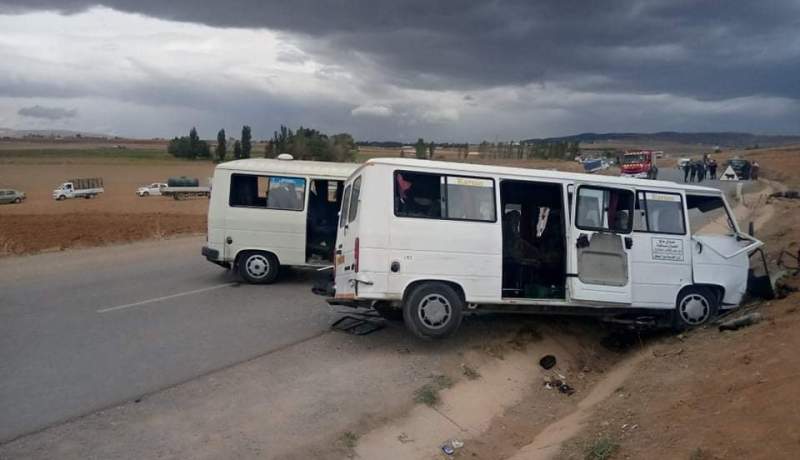 سطيف: ارتفاع عدد المصابين في حادث اصطدام حافلتين إلى 25