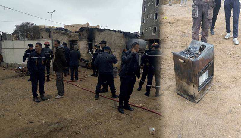هلاك أم وطفليها في حريق منزلهم بسعيدة