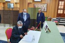 سفير جمهورية الصحراء الغربية يؤدي واجب العزاء في وفاة المجاهد السعيد بوحجة