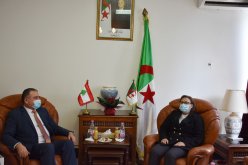 وزيرة التضامن تستقبل السفير اللبناني