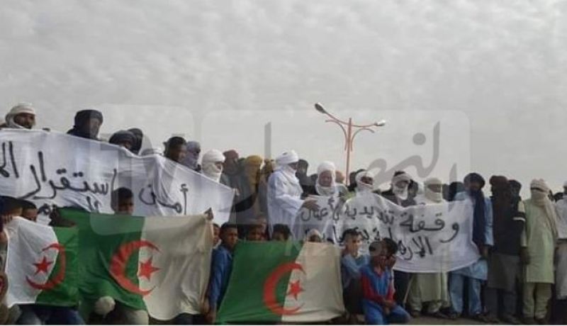 الشهيد بن عدة إبراهيم.. سكان تيمياوين في وقفة ترحمية وتضامنية مع الجيش
