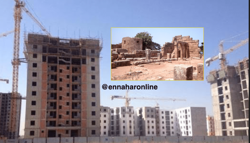 اكتشاف آثار رومانية بموقع إنجاز سكنات عدل بتيبازة