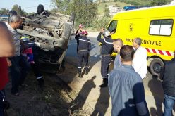 سكيكدة.. إنحراف شاحنة لنقل المحروقات  يغرق الطريق السيار بـ1000 لتر من البنزين