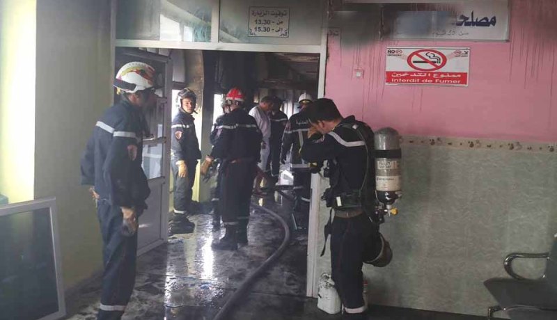 حريق بخزانة العدادات بمستشفى الحروش يحدث هلعا في سكيكدة 