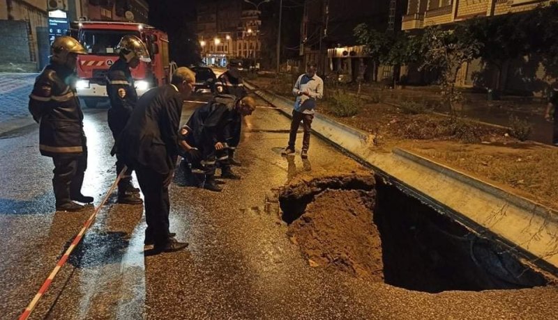 بالصور.. هذا ما خلفته سيول الأمطار بسكيكدة اليوم