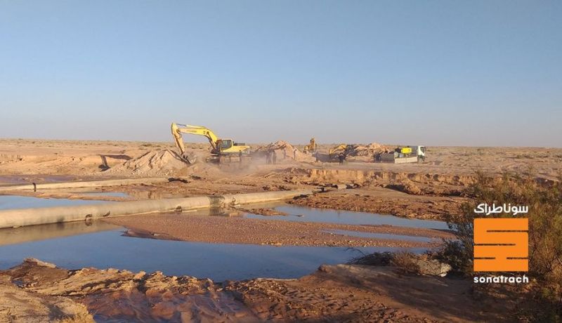 سوناطراك تعلن عن السيطرة كليا على التسرب النفطي بأم الطيور في الوادي