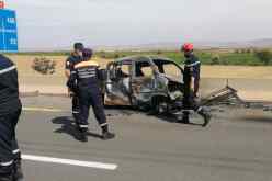 سيدي بلعباس: وفاة شخص وإصابة إثنين بجروح إثر احتراق سيارة