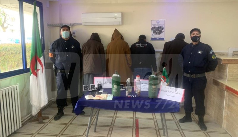 بالصور.. تفكيك شبكة إجرامية وحجز 58 كلغ من الزئبق الفضي بتبسة