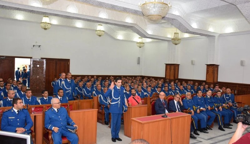 دفعة الملازمين الأوائل للشرطة يؤدون اليمين القانونية بمجلس قضاء البليدة