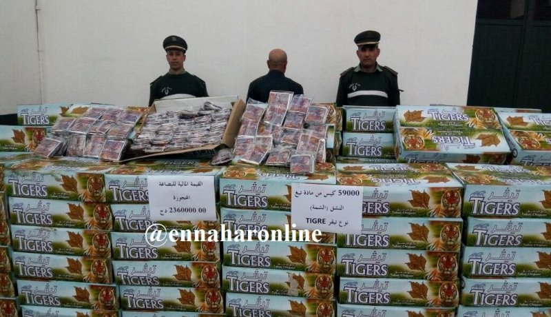 إحباط محاولة إغراق السوق ب 800 ألف كيس شمّة مقلّدة مموّهة داخل المواد الغذائية