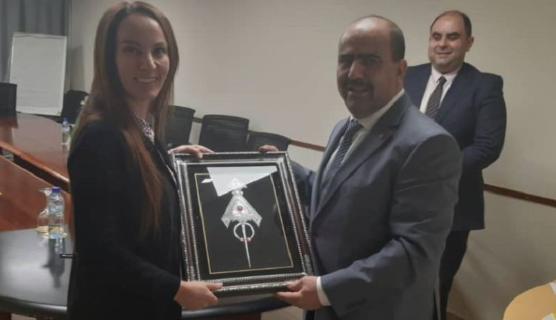 شنين يستقبل رئيسة الاتحاد البرلماني الدولي غابرييلا كويفاس بارون