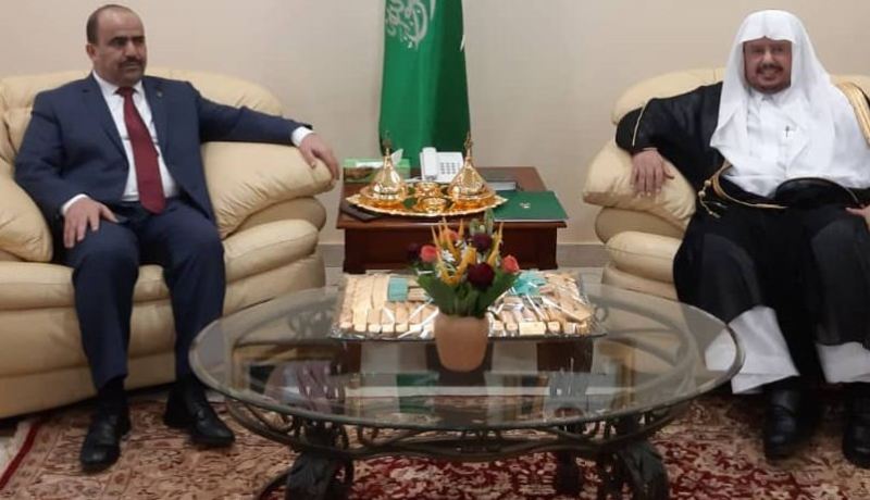 شنين يتباحث مع رئيس الشورى السعودي مستجدات الشأن الفلسطيني