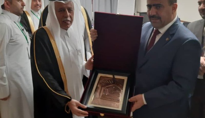 شنين يلتقى رئيس مجلس الشورى القطري احمد بن عبد الله بن زايد آل محمود